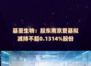 测绘股份：董事长拟减持公司不超0.31%股份