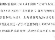 挖金客：实控人拟协议转让公司5%股份