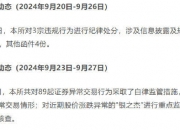 深交所：本周共对11起上市公司重大事项进行核查