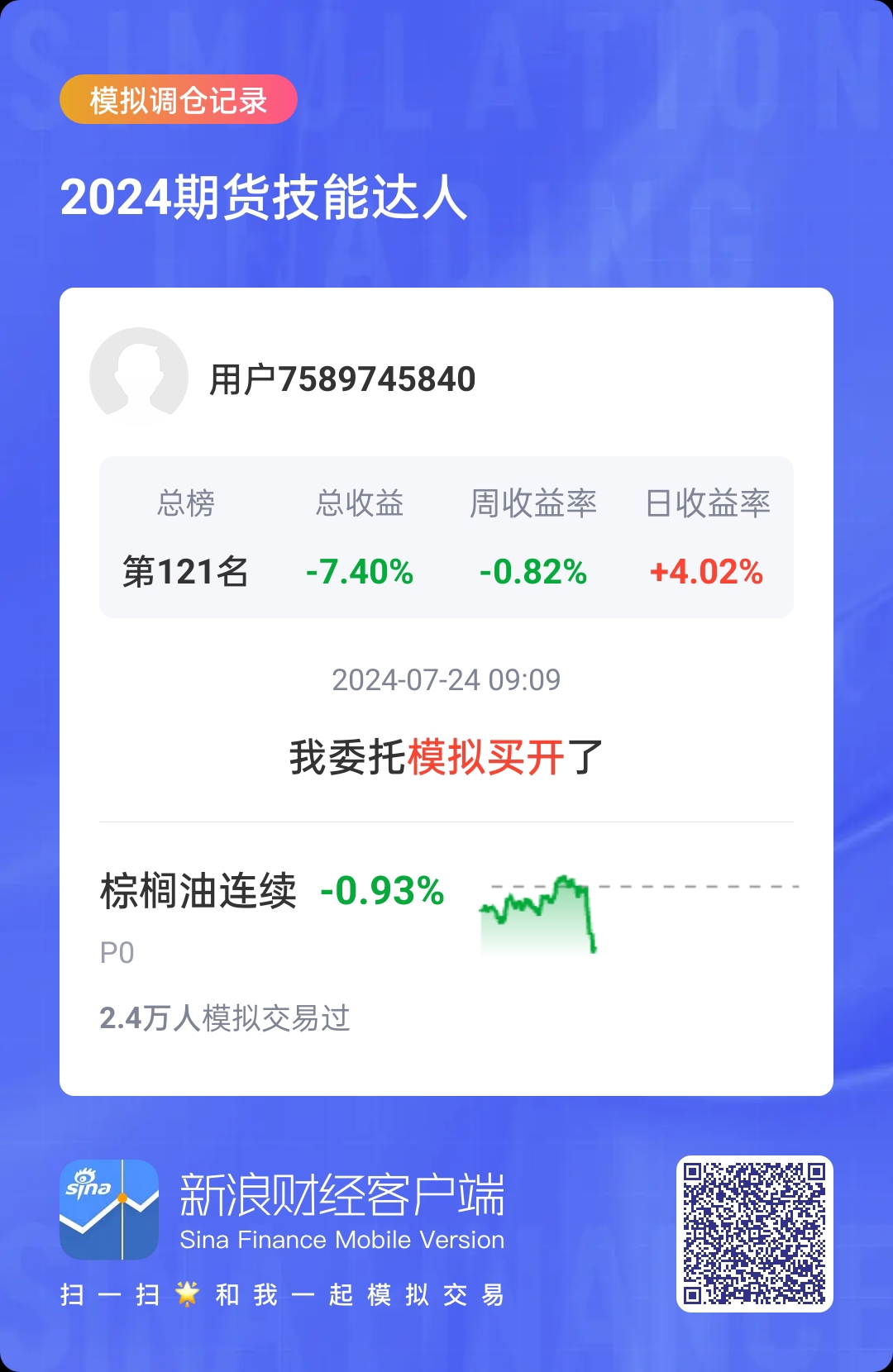8月14日棕榈油期货持仓龙虎榜分析：棕榈油期货后市或将延续震荡调整态势