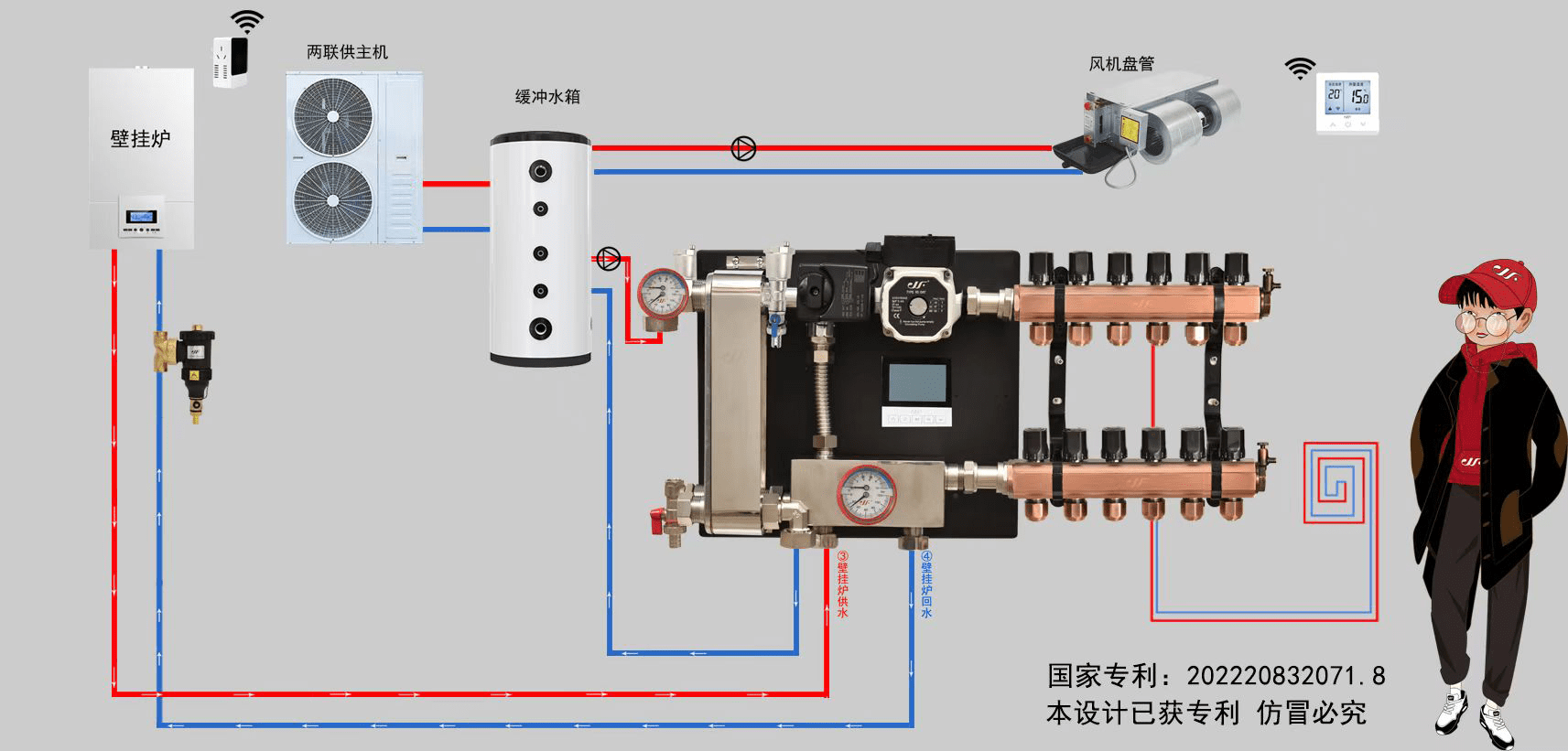 格力电器获得发明专利授权：“换热装置、风机盘管、空调器及换热装置的控制方法”