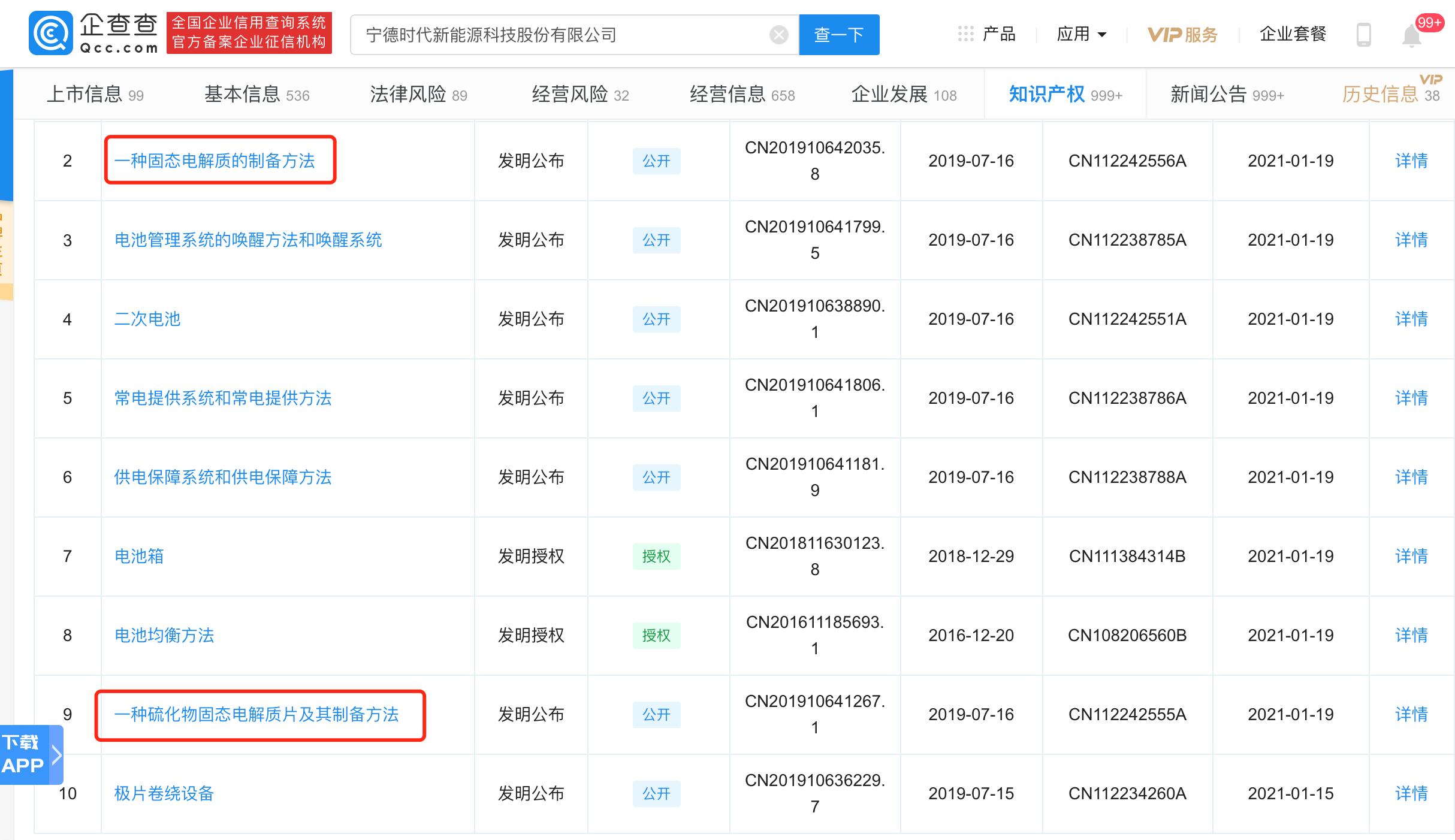 宁德时代获得实用新型专利授权：“电池设备”