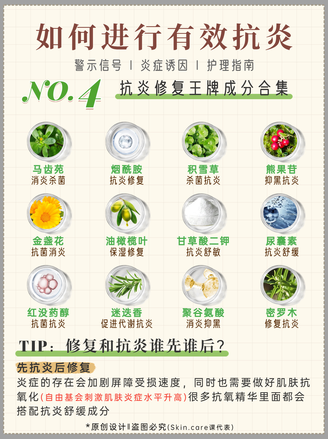 新研究：从多种植物中提取抗炎抗衰新成分