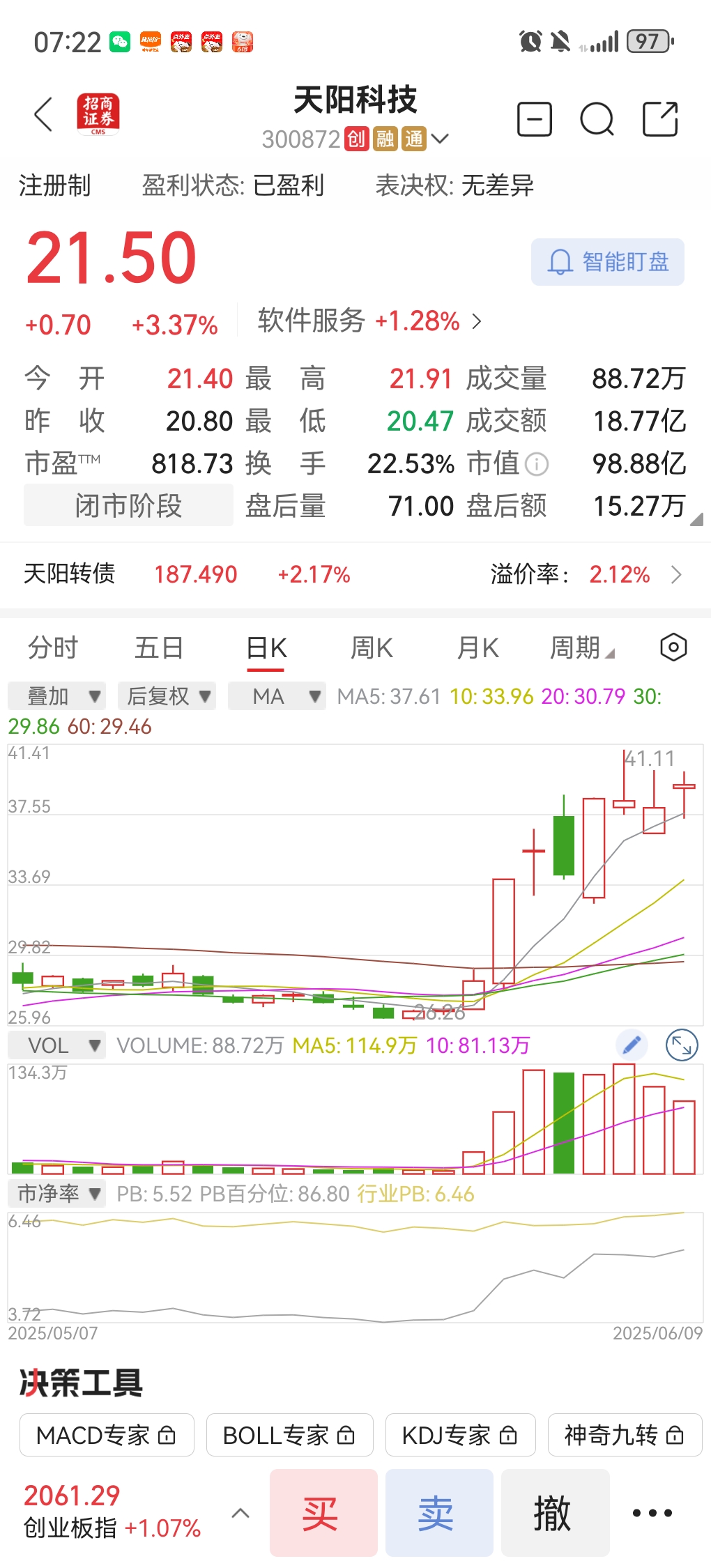 天阳科技：签订算力服务项目合作协议 切入算力租赁赛道